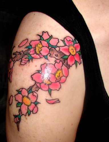 Chinese Cherry Blossom Tattoo Got this done at the Salt Lake Tattoo 