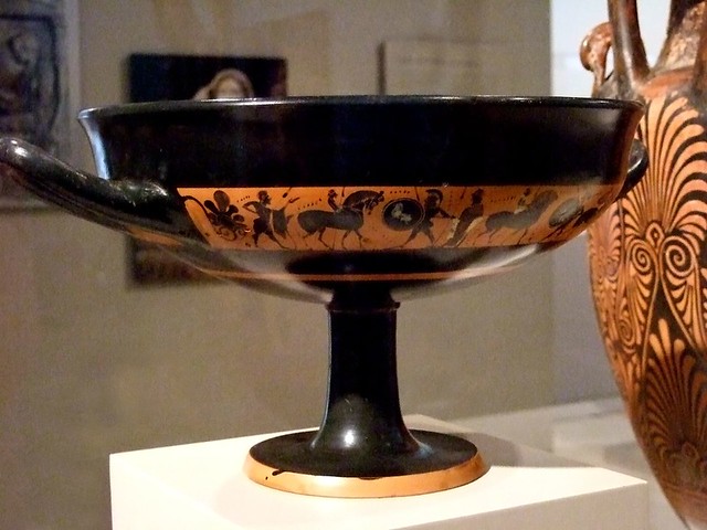 Black-Figure Band Cup Greek Attic 540-530 BCE Ceramic