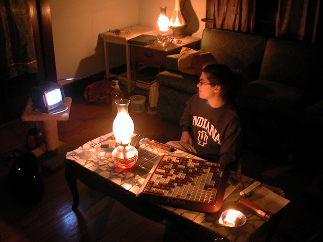 More Scrabble by Candlelight