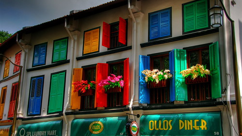 Colorful shutters