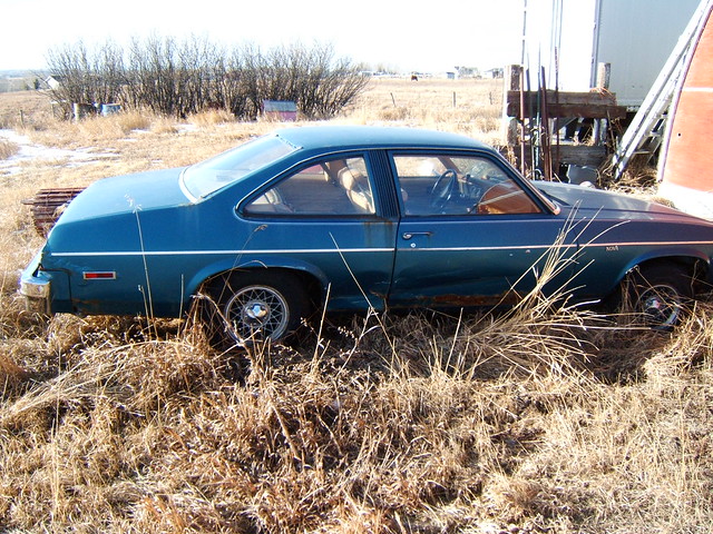 This is my 1977 Chevy Nova that is up for sale It runs but is not mobile