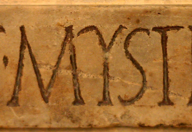 British Museum old English lettering