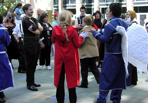 Full Metal Alchemist cosplayers A horde of FMA cosplayers