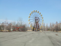 The famous ferris wheel in Pripyat