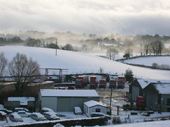 Snow at Moretonhampstead, 8 February 2009