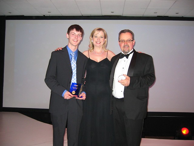 Carol Kirkwood was cohost of the HBA Awards Gerard Conway from the same