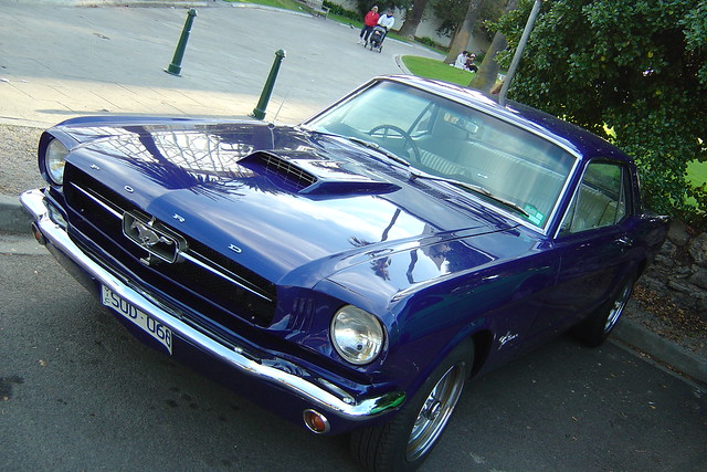 1965 Ford Mustang Notchback Hardtop In a car park in St Kilda Melbourne