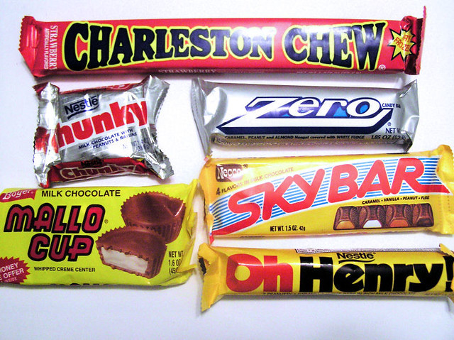 old time candy bars