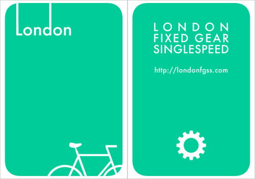 This is a spoke card design for London Fixed Gear Singlespeed forum spoke 