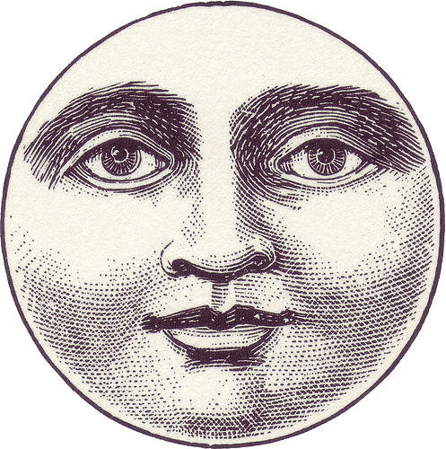 clipart moon face - photo #2