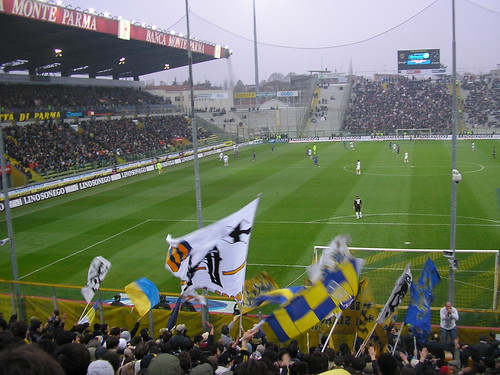 Lo stadio Ennio Tardini di Parma