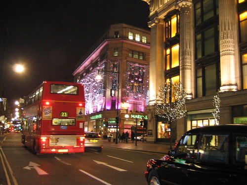 Oxford St On A December Night
