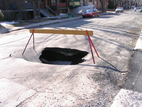 hole in the road