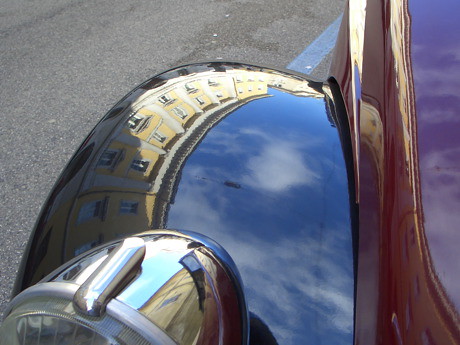 Car Reflection Trieste Italy