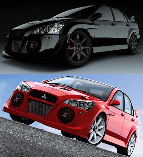 Some crazy concept of how an EVO 10 will look like