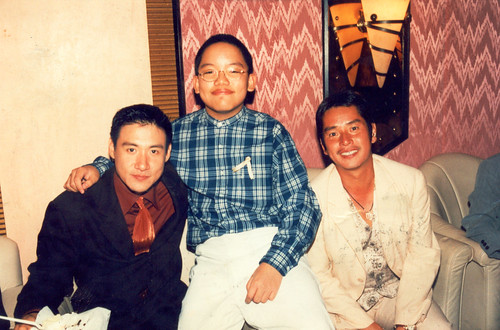 With Jacky Cheung and Alan Tam