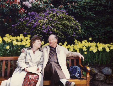Mum and Dad Butchart Gardens BC