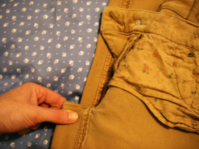 Como fazer barra de calça? passo #2