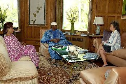 President Amadou Toumani Toure and Madame Lobbo in Canada. The Malian incumbent won the recent elections by a landslide. by Pan-African News Wire File Photos