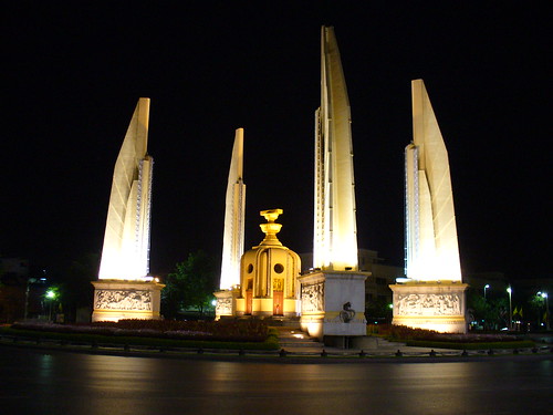 Democracy monument in Bangkok, Thailand
