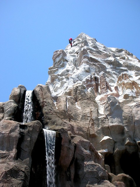 Climber on the Matterhorn