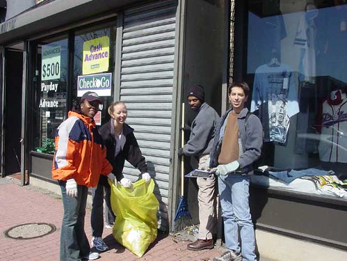H Street clean up, March 2004