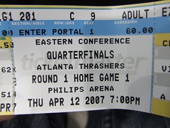 atlanta thrashers vs. new york rangers, 2007/04/12