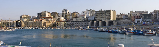 Heraklion old port panorama - © Stavros Markopoulos on Flickr