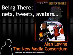 Being There: nets, tweets, avatars…