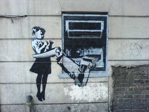 banksy graffiti london EC1