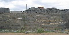 Walls built of the Special rocks.. called Cuddapah rocks