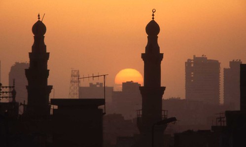 Sunset over Cairo
