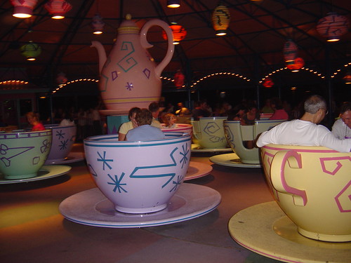 Mad Hatter's Tea Cups at Disney World, Orlando