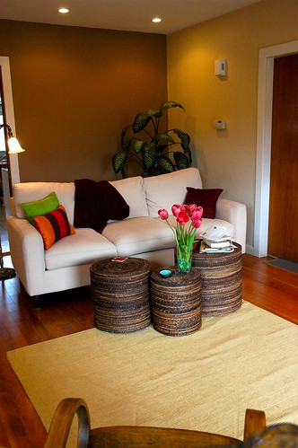 Peggys livingroom lights, Zen style living room, Seattle, Washington, USA by Wonderlane