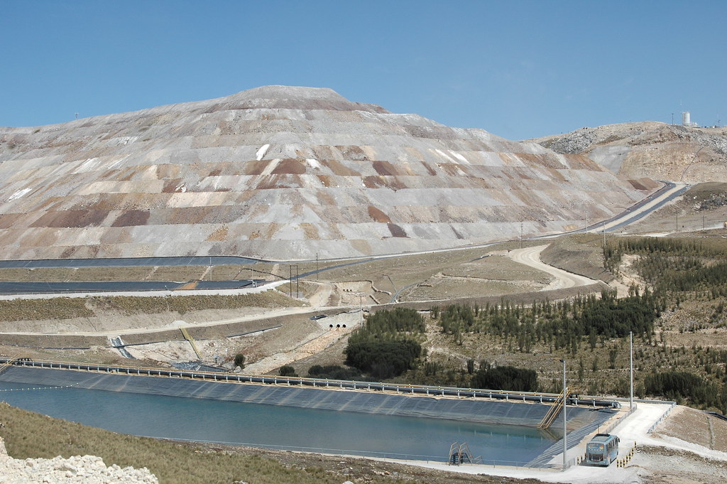 An industrial mine in Carachugo, Peru