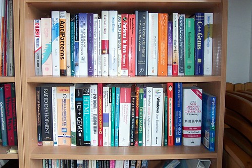 A programmer's bookshelf
