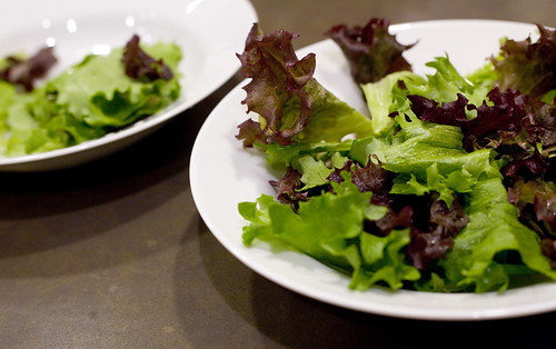 Salad greens two ways