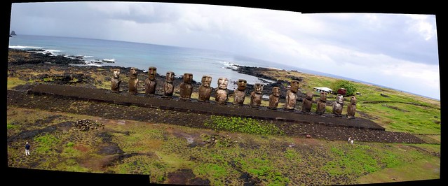 KAP on Tongariki - Easter island