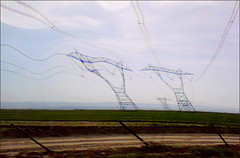 Bent Electric Towers