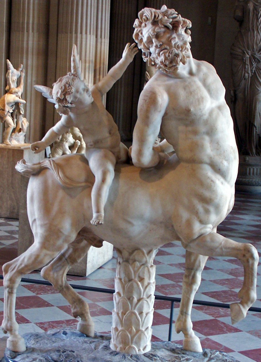 Centaure cavalcat per Eros