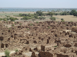 The ruins of Khaba village