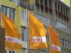 CDU-Fahnen