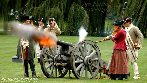Rebels Firing Cannon / ca. 1776