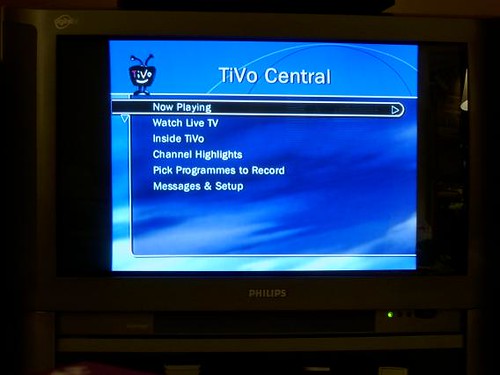 Screenshot of TiVo