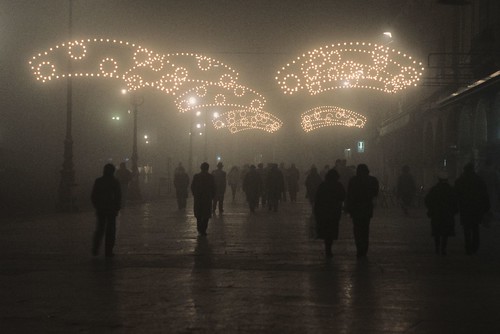 Nebbia in Piazza Bra by guiba6