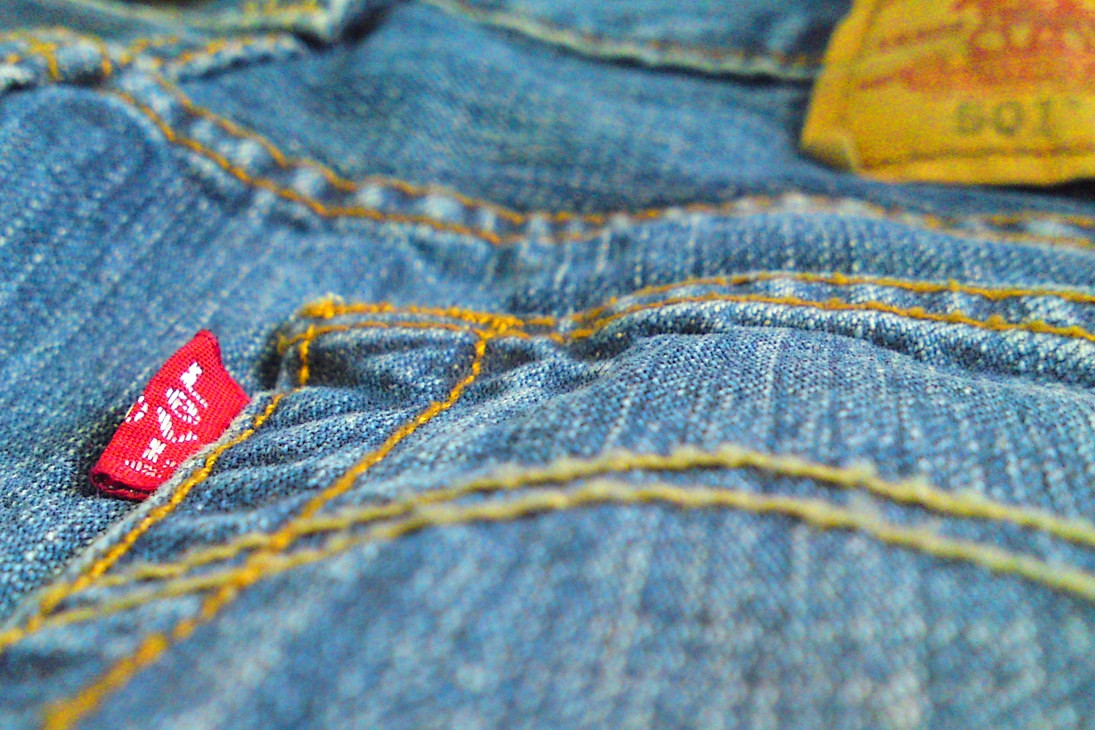 The back of a pair of Levi's 501 jeans.. Credit Blake Burkhart
