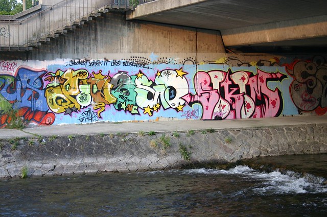 Dreisam bridge graffiti II