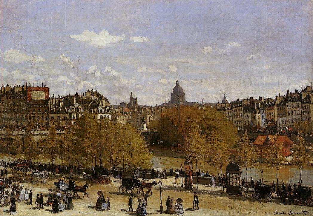 Quai du Louvre by Claude Monet,1867
