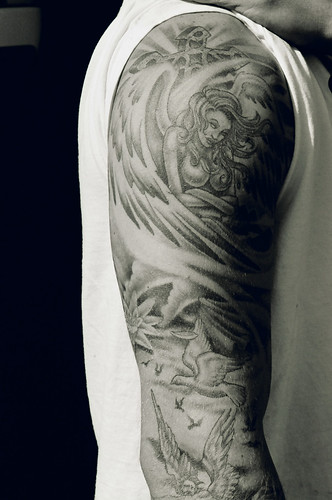 phoenix tattoo arm