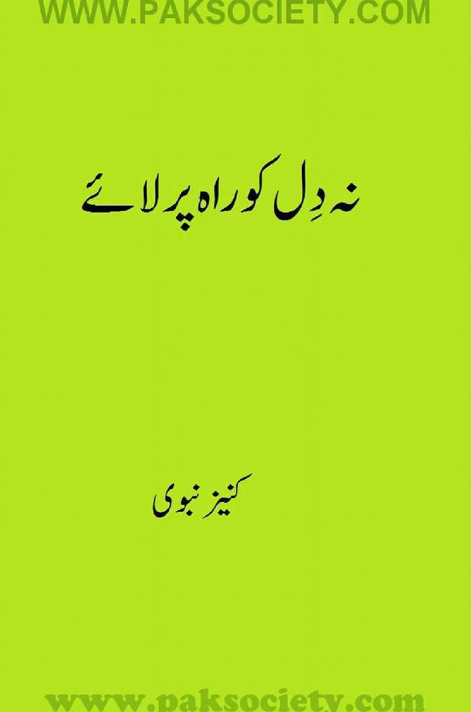 Na Dil Ko Rah Per Laae  is a very well written complex script novel which depicts normal emotions and behaviour of human like love hate greed power and fear, writen by Kaneez Nabvi , Kaneez Nabvi is a very famous and popular specialy among female readers